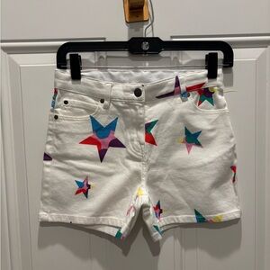Stella McCartney Kids
star-print denim shorts